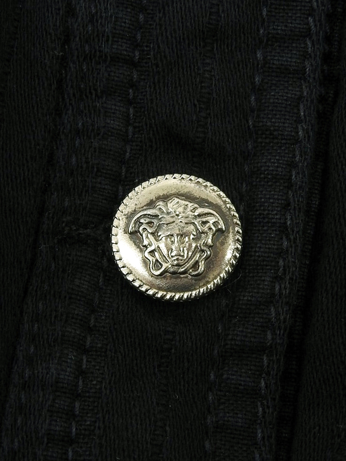 美杜莎纽扣背心（黑色）