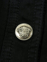 美杜莎纽扣背心（黑色）