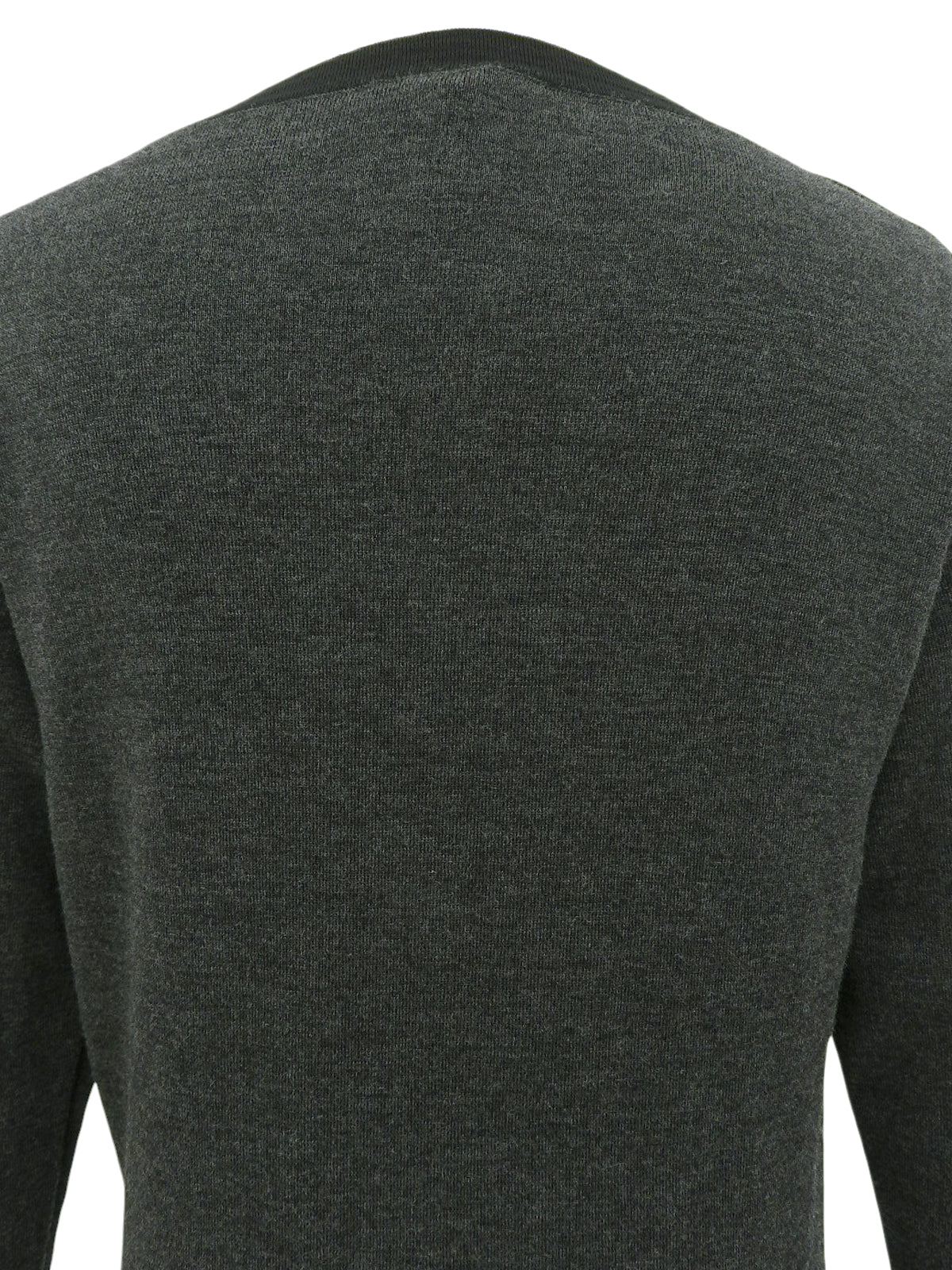Logo Plate Knit Top in Gray/Black