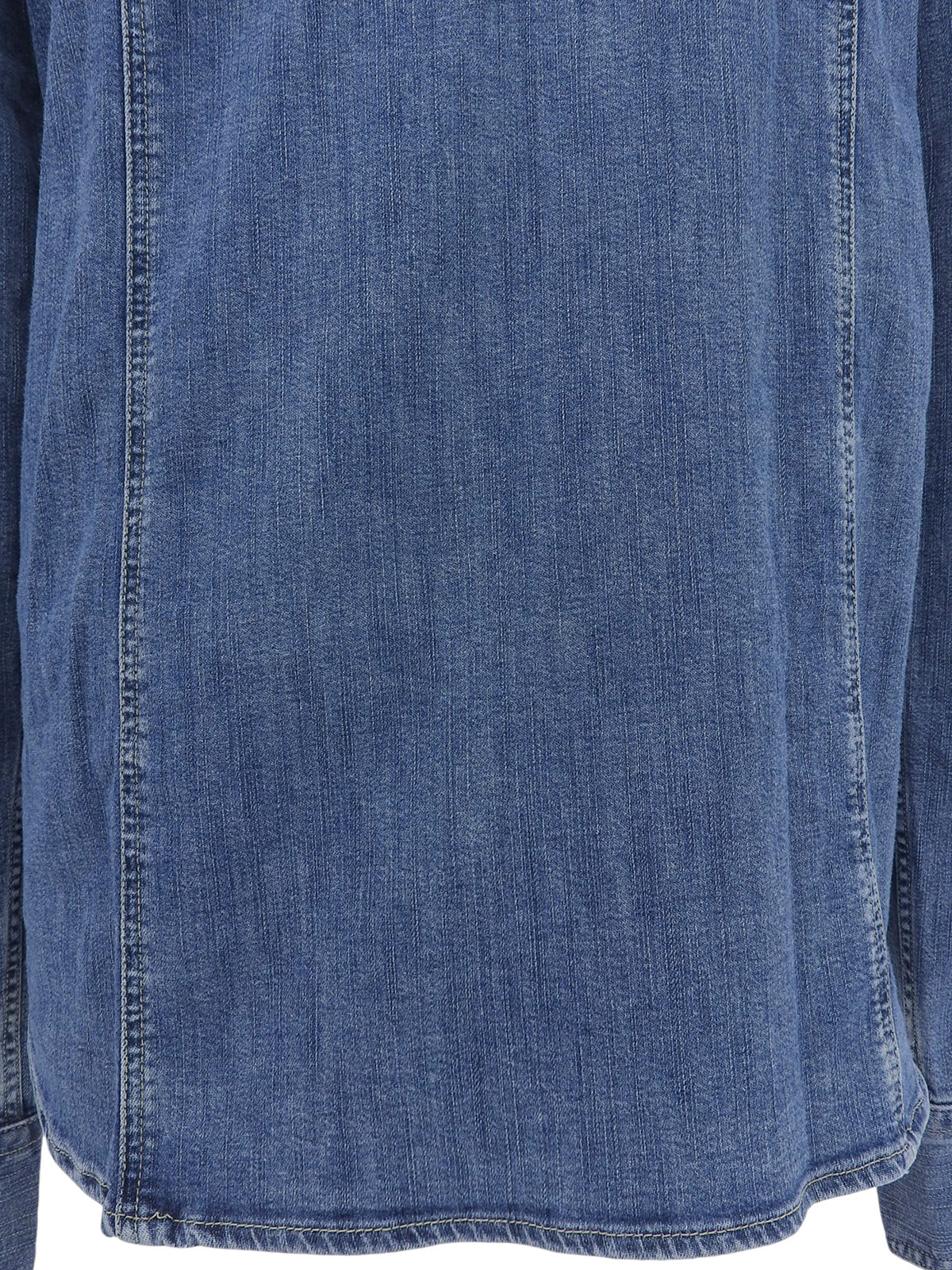 メデューサボタンデニムシャツ ブルー