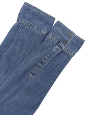 メデューサボタンデニムシャツ ブルー