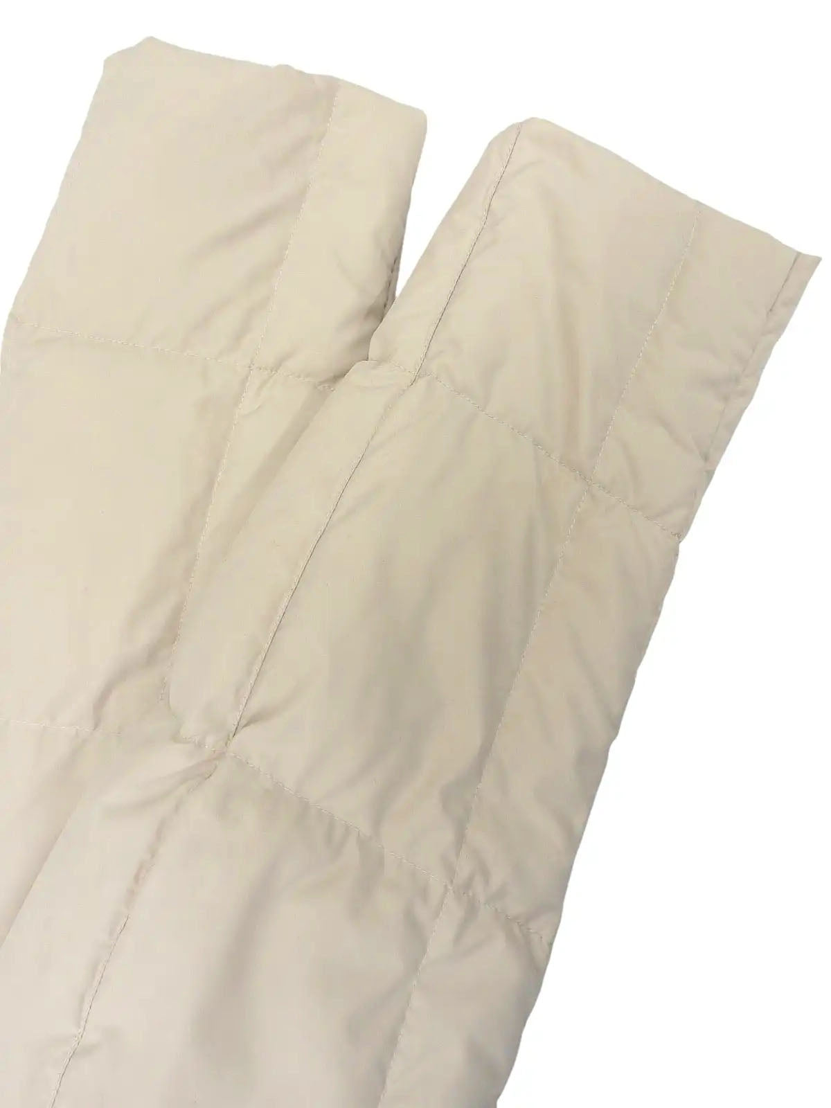 Logo Zip-Up Down Jacket, Ivory