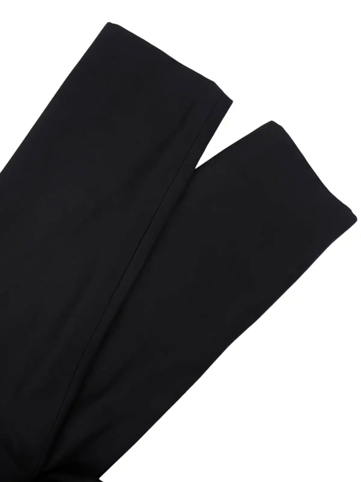 Medusa Embroidered Long Coat in Black