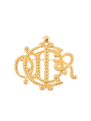 Design logo brooch gold