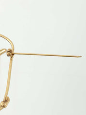 グリポワバードケージデザインブローチ　ゴールド