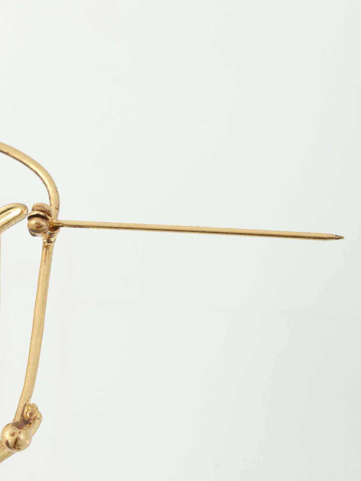 Gripoix 鸟笼设计金胸针