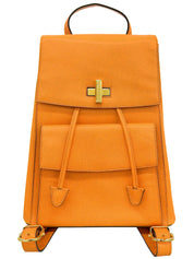 Logo Plate Backpack Orange