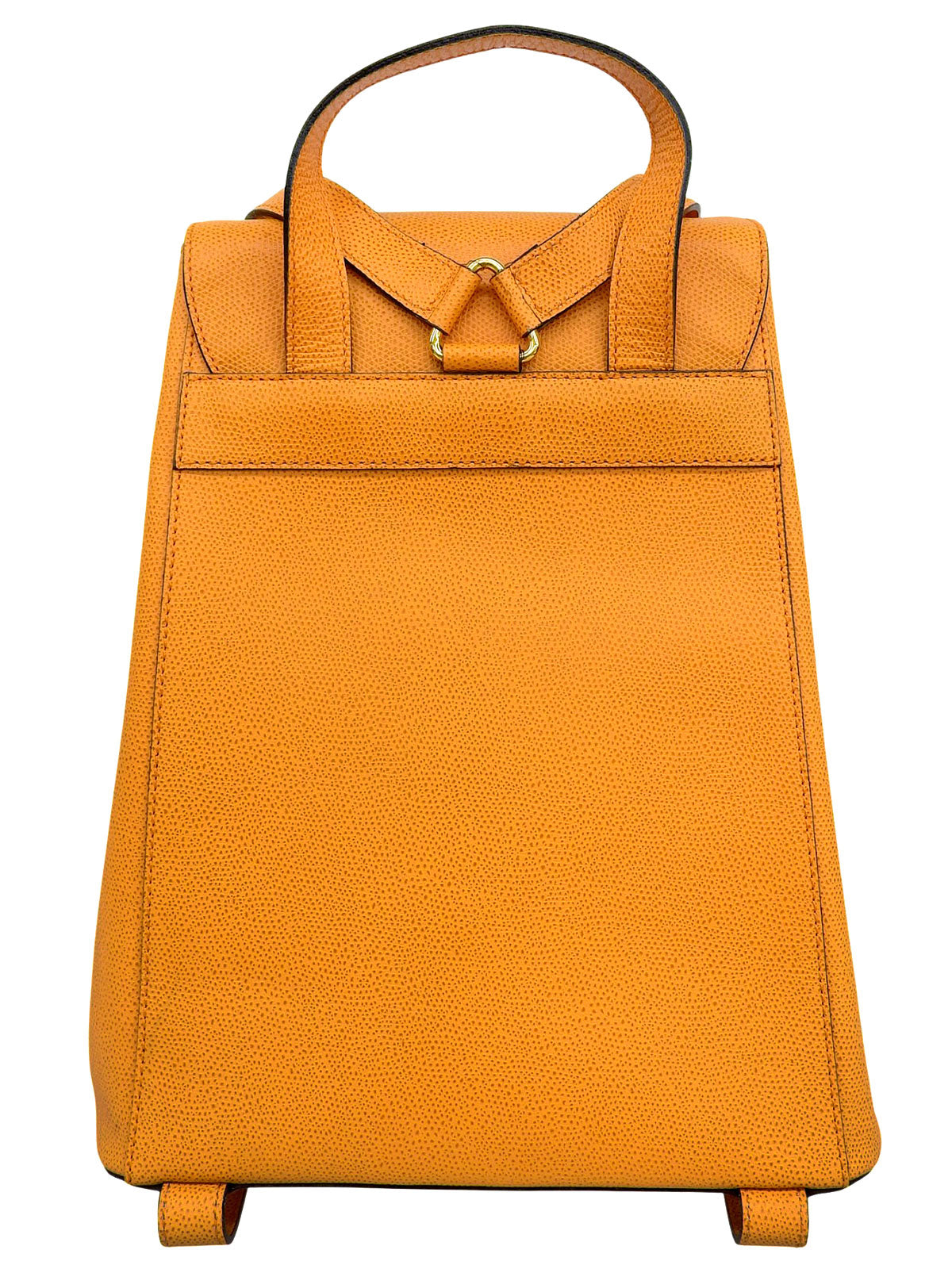 Logo Plate Backpack Orange