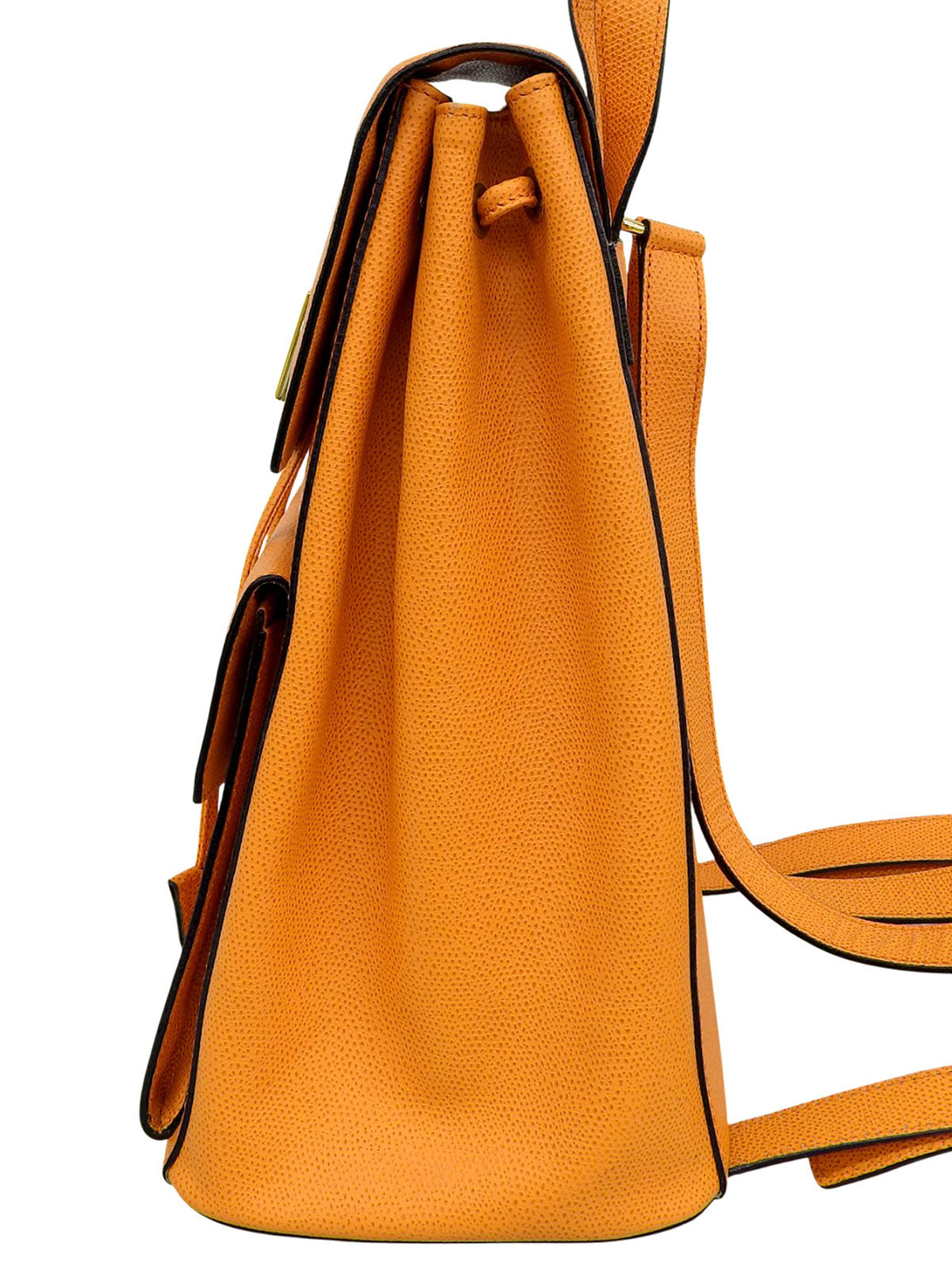Logo Plate Backpack Orange