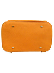 Logo Plate Backpack Orange