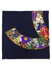 CCマークジュエリーパターンスカーフ　ネイビー/マルチ