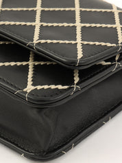 2014年頃製 ワイルドステッチCCマークプレートチェーンウォレット ブラック