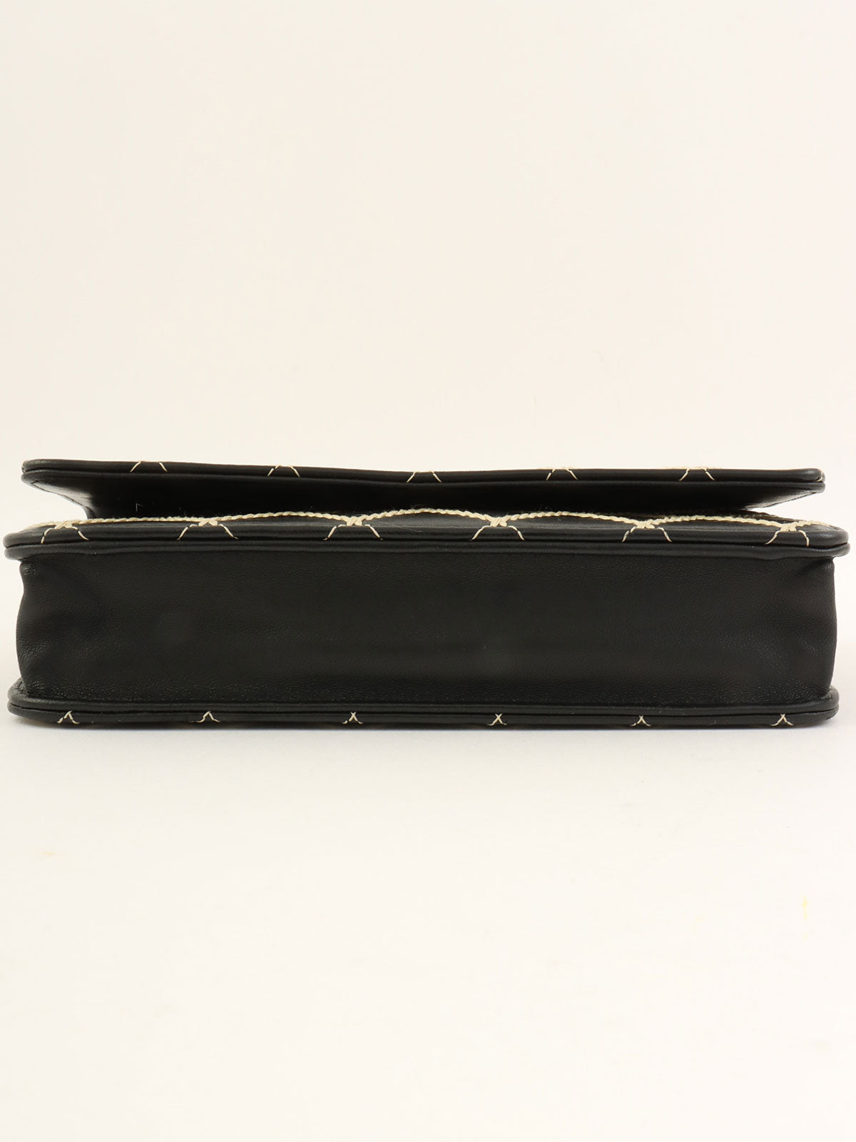 2014年頃製 ワイルドステッチCCマークプレートチェーンウォレット ブラック