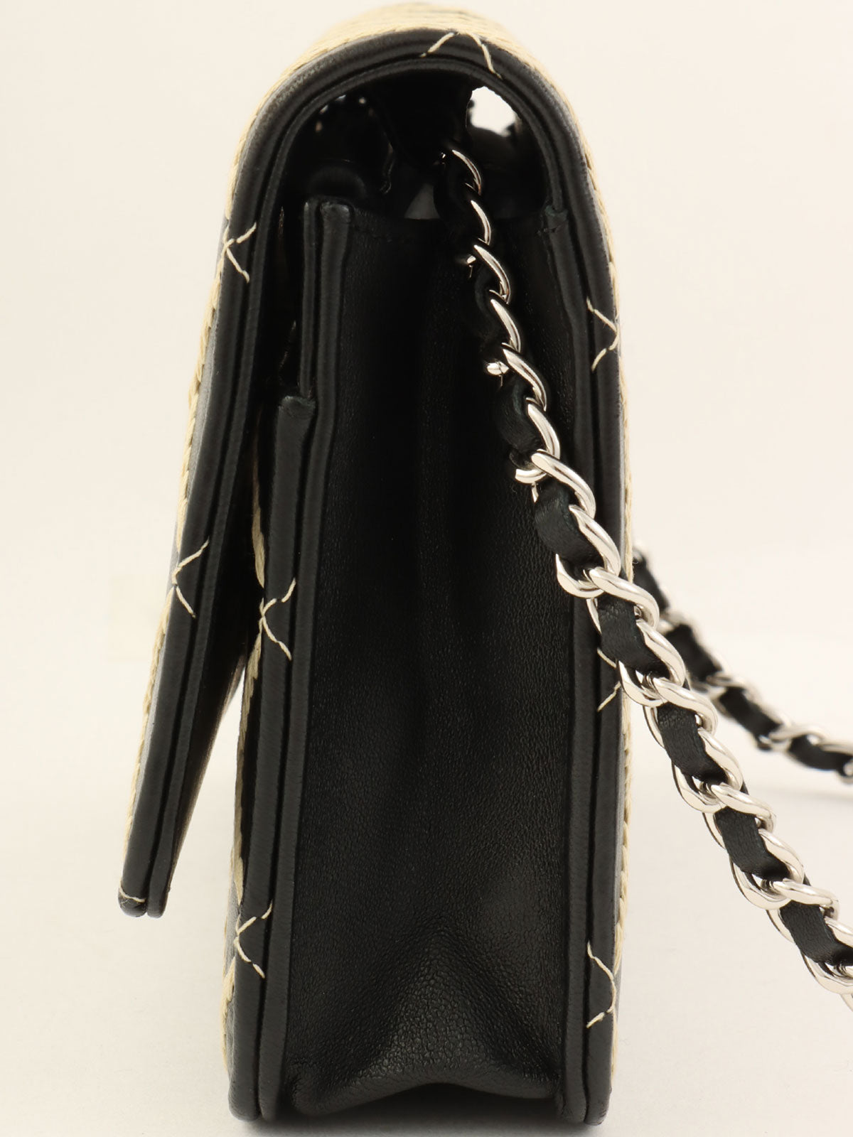 2014年頃製 ワイルドステッチCCマークプレートチェーンウォレット ブラック