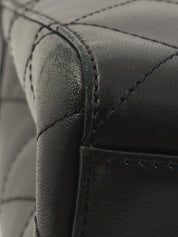 1998 Matelasse Stitch CC Turnlock Shoulder Bag in Black