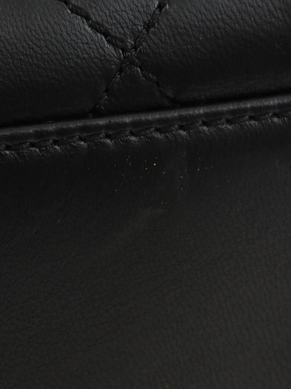 1998年頃製 マトラッセステッチCCターンロックショルダーバッグ ブラック