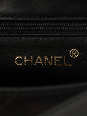 1998年頃製 マトラッセステッチCCターンロックショルダーバッグ ブラック