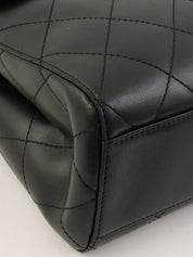 1998年頃製 マトラッセステッチCCターンロックショルダーバッグ ブラック