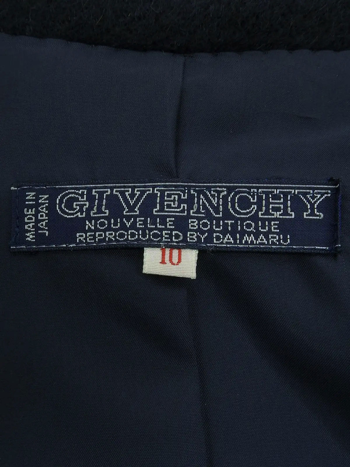 ウールジャケット ネイビー