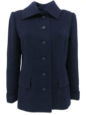 ウールジャケット ネイビー