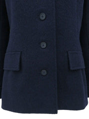 ウールジャケット ネイビー