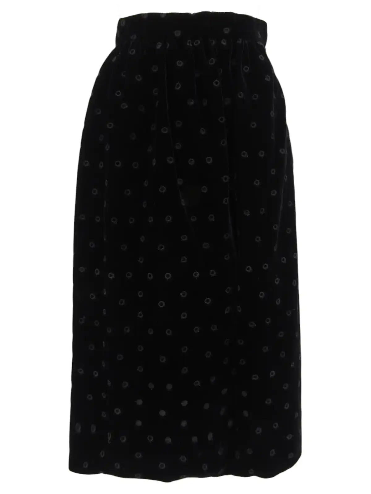 Velour Punching Pattern Set in Black