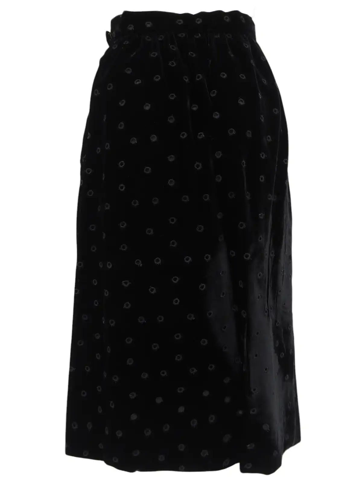 Velour Punching Pattern Set in Black