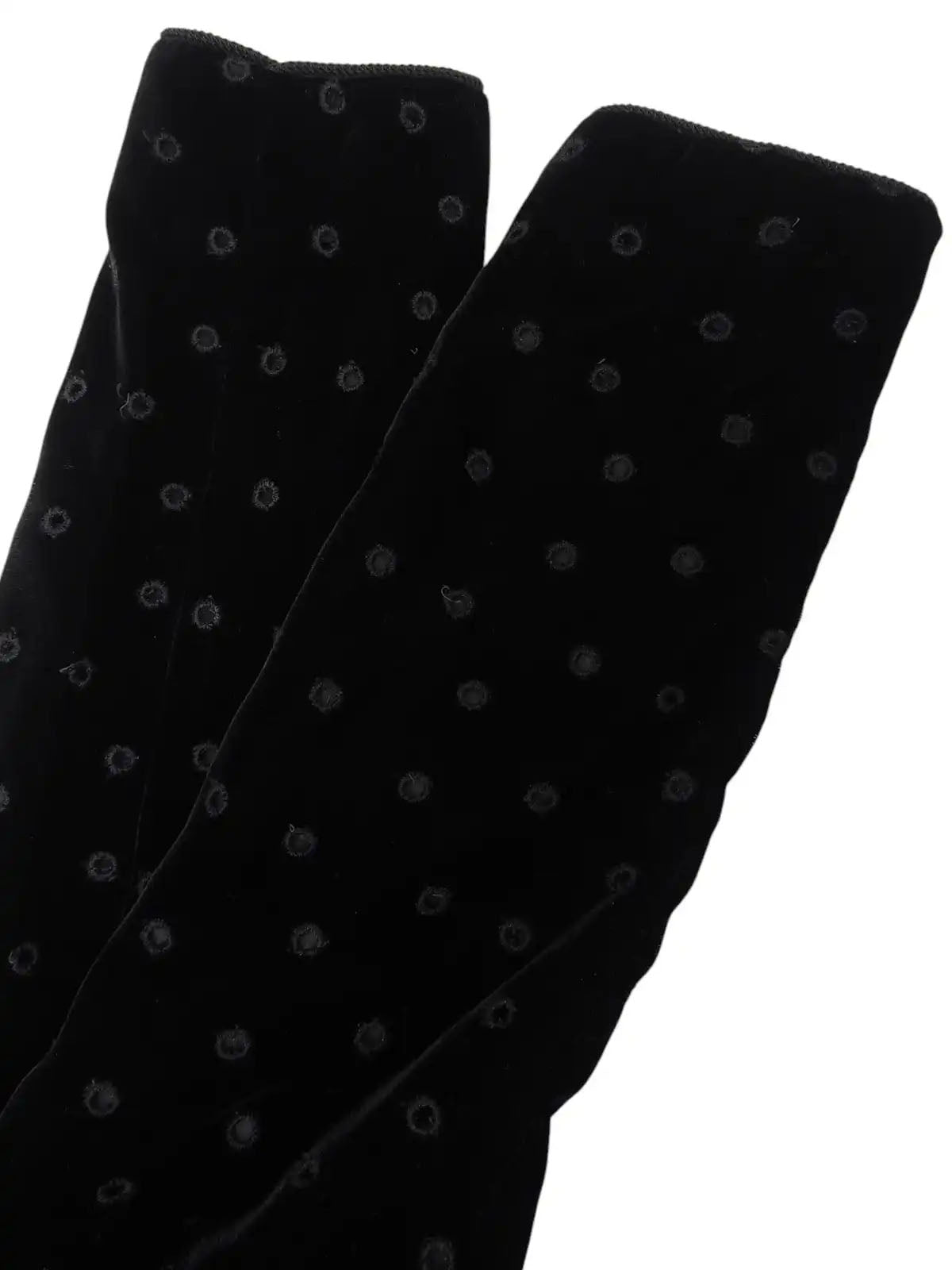 Velour Punching Pattern Set in Black
