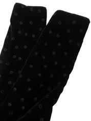 Velour Punching Pattern Set in Black