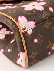 2003 Takashi Murakami Collaboration Monogram Cherry Blossom Sac Retro Brown/Pink