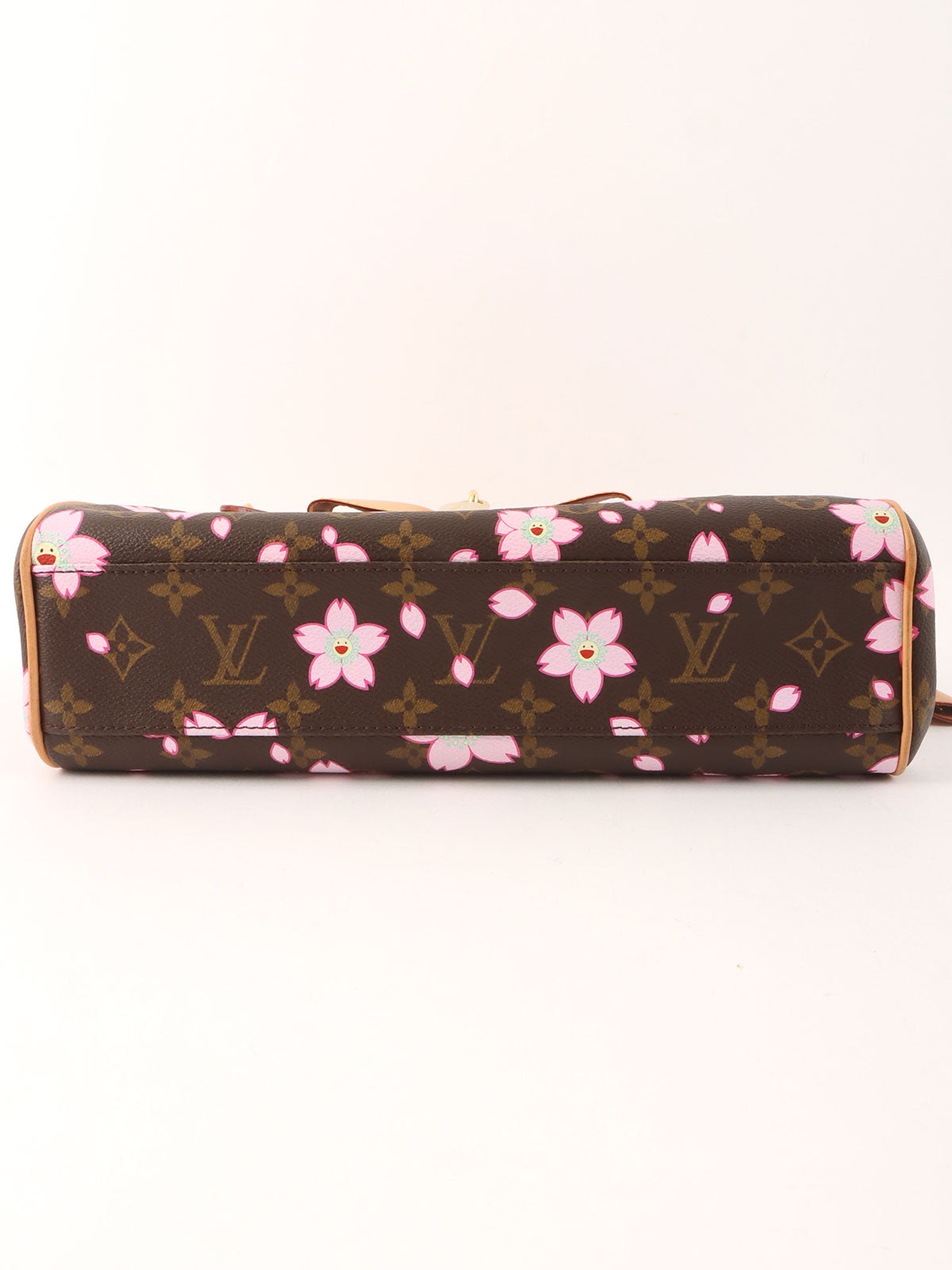2003 Takashi Murakami Collaboration Monogram Cherry Blossom Sac Retro Brown/Pink