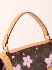 2003 Takashi Murakami Collaboration Monogram Cherry Blossom Sac Retro Brown/Pink