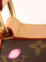 2003 Takashi Murakami Collaboration Monogram Cherry Blossom Sac Retro Brown/Pink