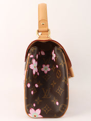 2003 Takashi Murakami Collaboration Monogram Cherry Blossom Sac Retro Brown/Pink