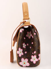 2003 Takashi Murakami Collaboration Monogram Cherry Blossom Sac Retro Brown/Pink