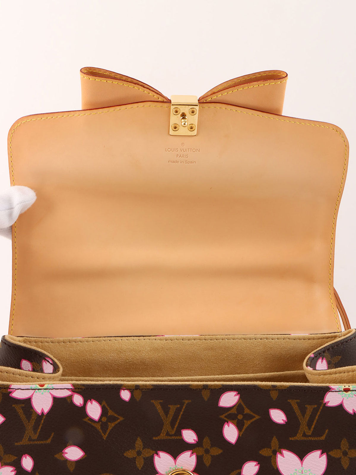 2003 Takashi Murakami Collaboration Monogram Cherry Blossom Sac Retro Brown/Pink