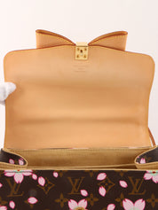 2003 Takashi Murakami Collaboration Monogram Cherry Blossom Sac Retro Brown/Pink