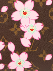 2003 Takashi Murakami Collaboration Monogram Cherry Blossom Sac Retro Brown/Pink