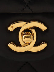 Classic flap chain bag 25cm black, made between 1985 and 1990