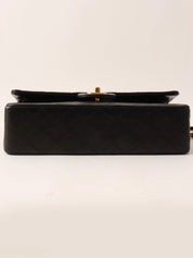 Classic flap chain bag 25cm black, made between 1985 and 1990