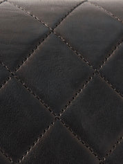 Classic flap chain bag 25cm black, made between 1985 and 1990