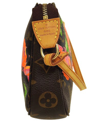 2008 Canvas Monogram Rose Pochette Accessoires Brown/Pink