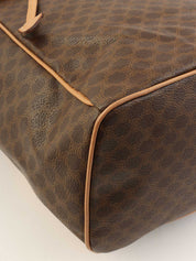 マカダムパターンリングロゴプレートバックパック ブラウン