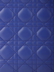 Lady Dior Cannage Stitch 2-Way Bag L Blue