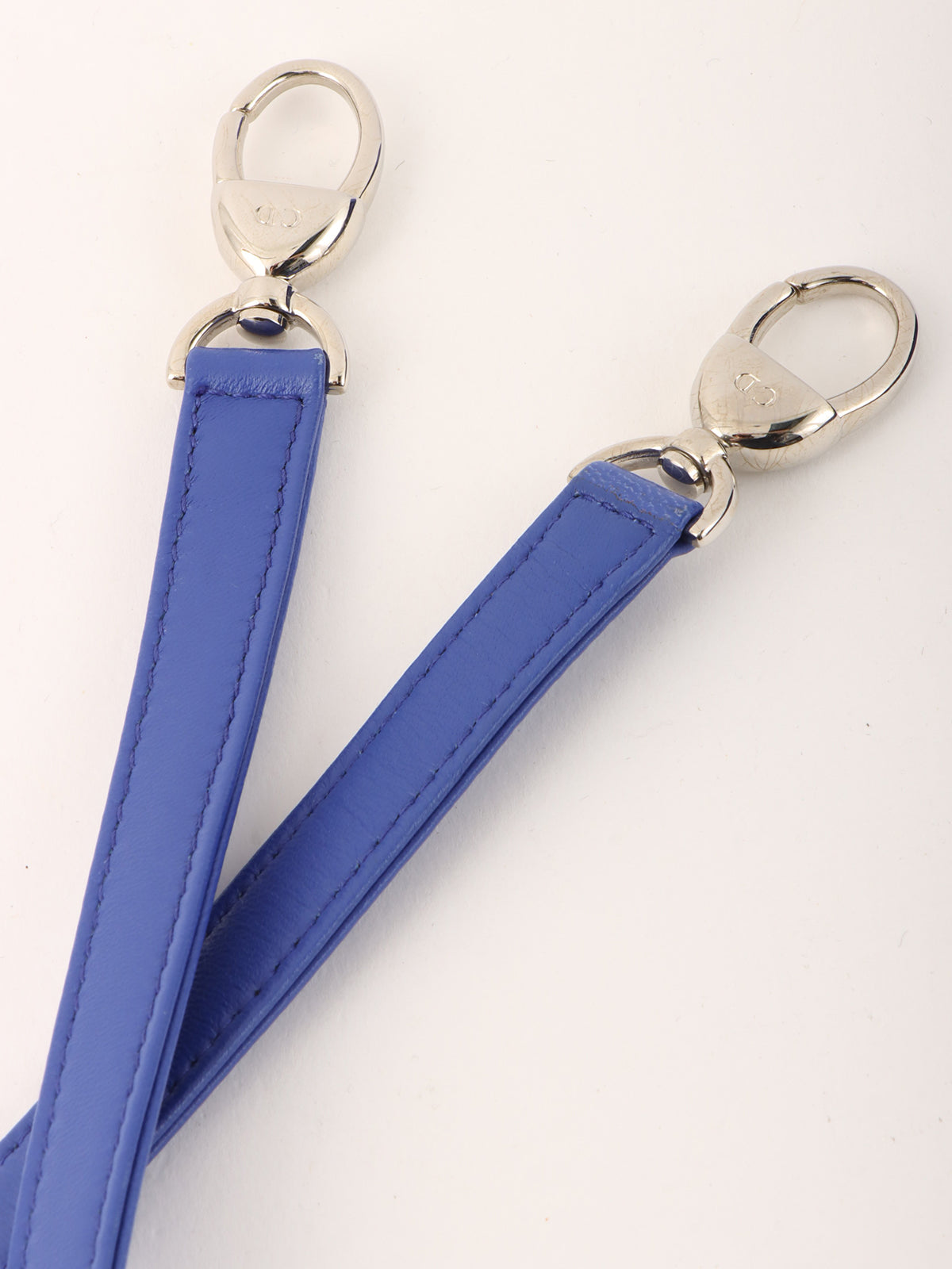 レディディオールカナージュステッチ2wayバッグL ブルー