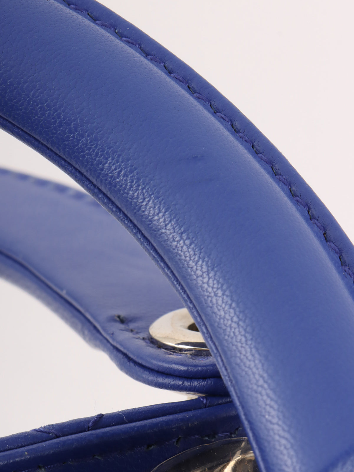 Lady Dior Cannage Stitch 2-Way Bag L Blue