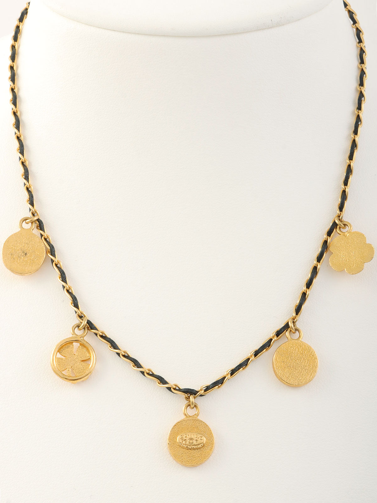 1996年製 マルチモチーフチェーンネックレス ゴールド/ブラック