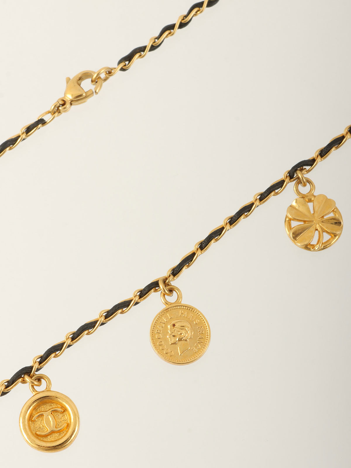 1996年製 マルチモチーフチェーンネックレス ゴールド/ブラック
