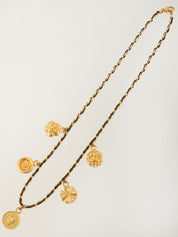 1996年製 マルチモチーフチェーンネックレス ゴールド/ブラック