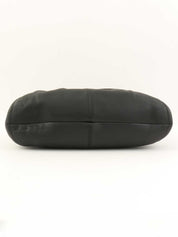 Logo Charm Shoulder Bag Black